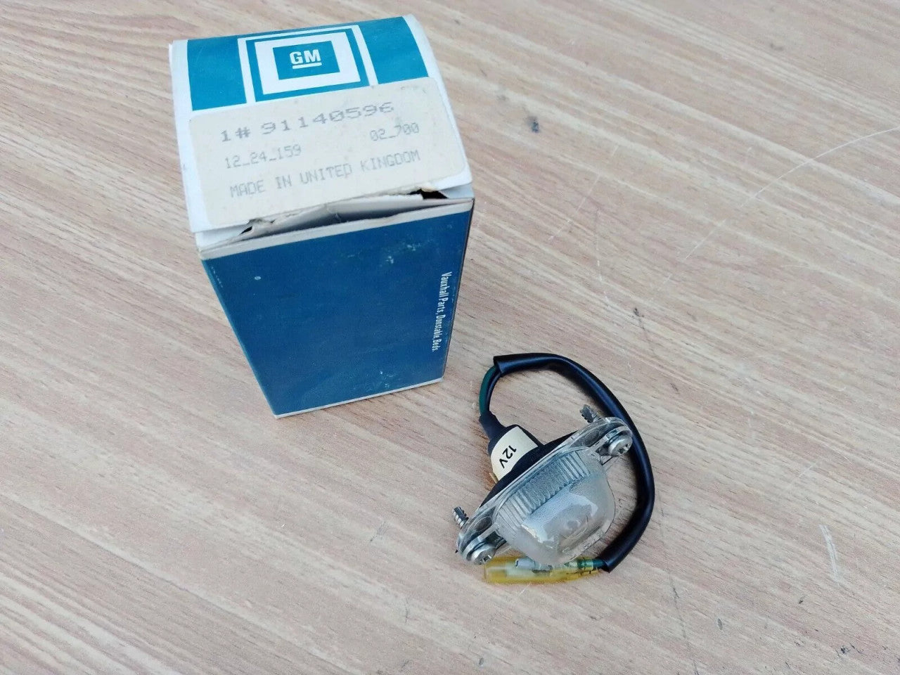 Number Plate Light Rear fits Opel Frontera A Isuzu WFR MU 91140596 Genuine View Rear