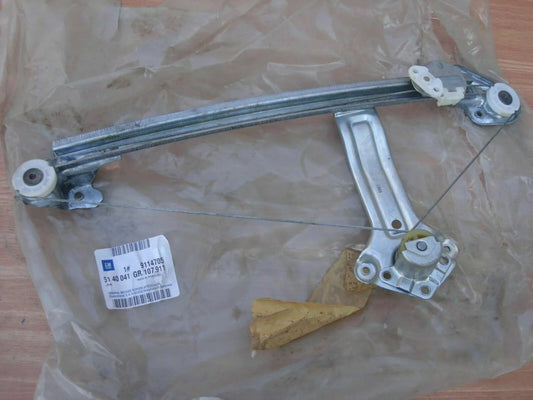 Window Regulator Rear Left fits Opel Vauxhall Corsa C 9114705 Genuine View Front