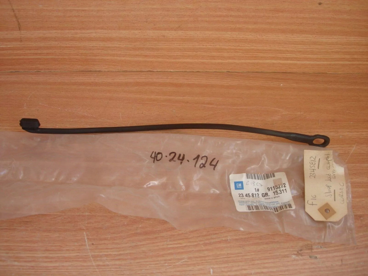 Strap Parcel Shelf Centre fits Opel Vauxhall Corsa C 9115272 Genuine View Rear