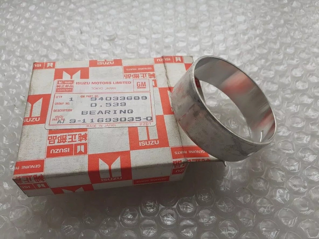 Camshaft Bearing fits Isuzu Hitachi 6BD1 6BG1 4BC2 4BA1 C330 9116930350 View Front
