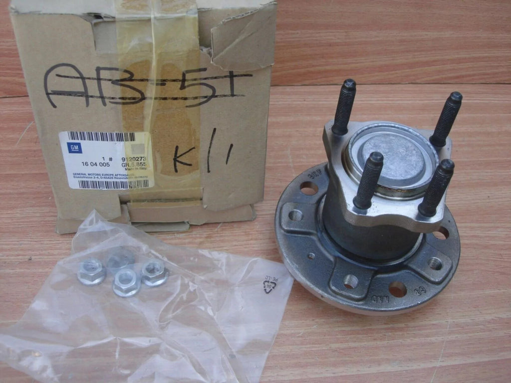 Wheel Bearing Hub Rear fits Opel Vauxhall Astra G Zafira A 9120273 Genuine View Front