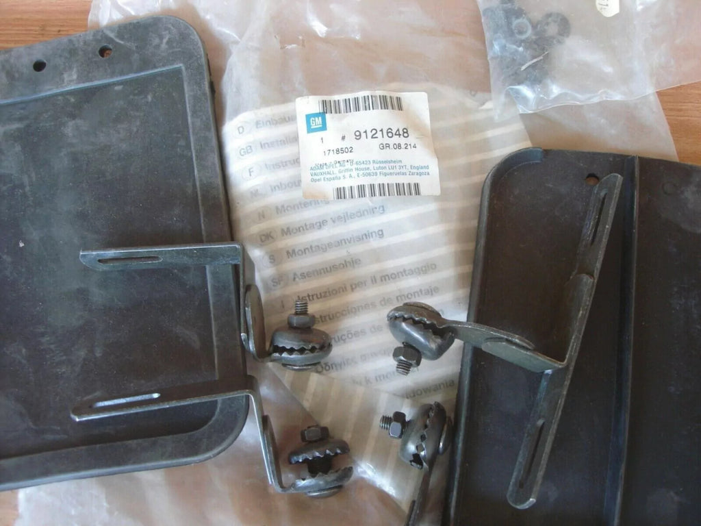Mud Flaps Rear Set fits Opel Vauxhall Corsa Combo B 9121648 Genuine View Rear