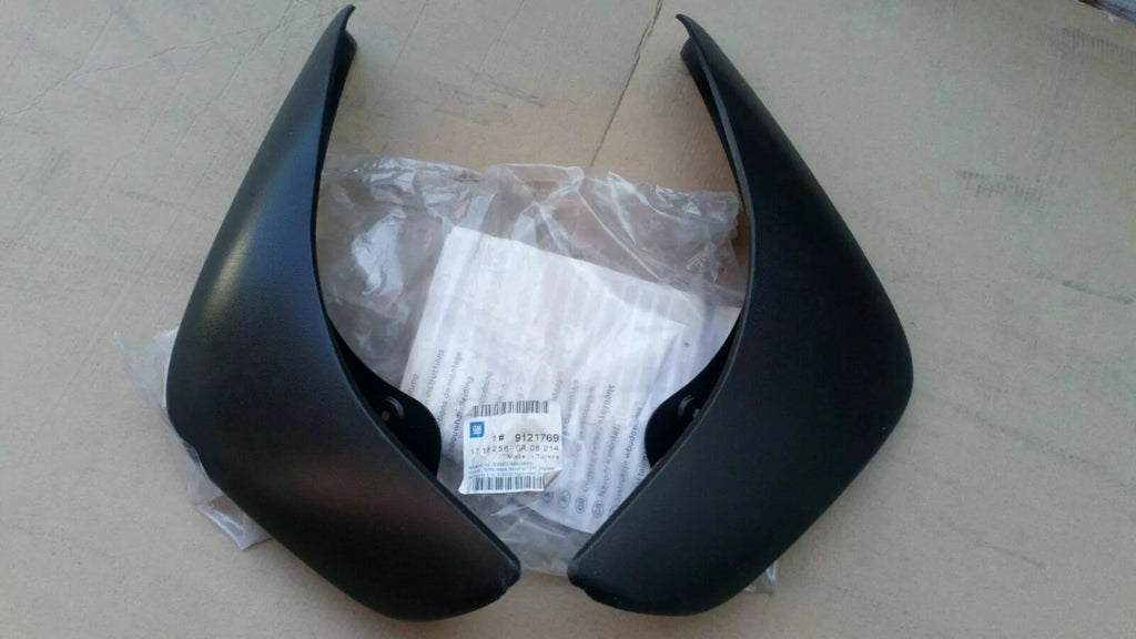 Mud Flaps Splash Guards Rear Set fits Opel Vauxhall Corsa C 9121769 Genuine View Front
