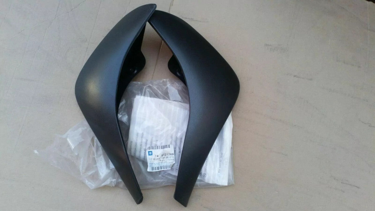Mud Flaps Splash Guards Rear Set fits Opel Vauxhall Corsa C 9121769 Genuine View Rear