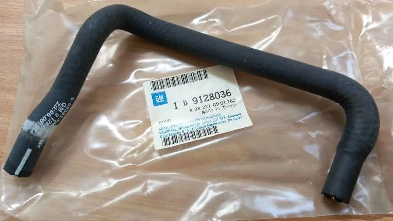 Throttle Body Preheating Hose fits Opel Vauxhall Vectra B Y26SE 9128036 Genuine View Front
