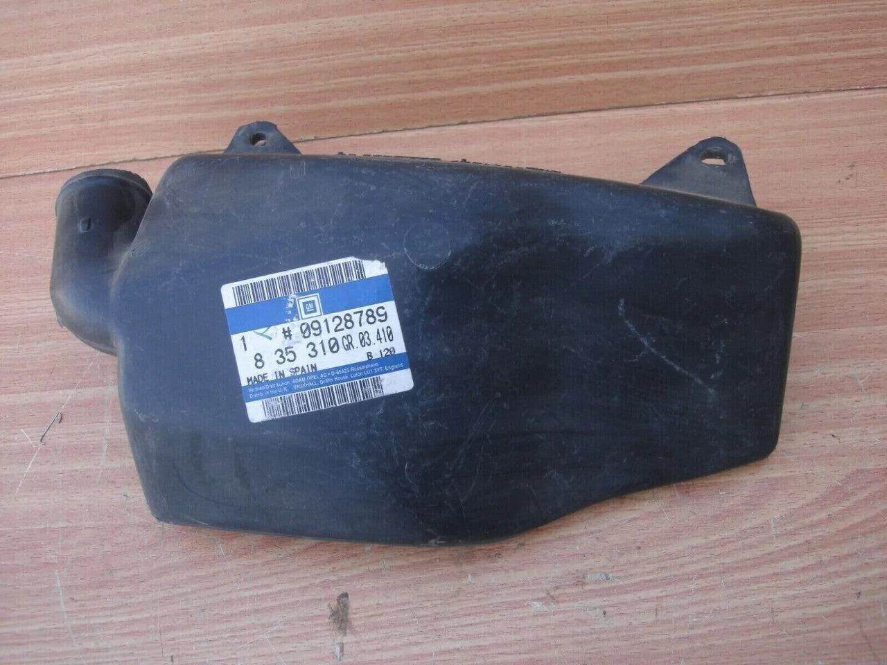 Air Cleaner Resonator fits Opel Vauxhall Corsa B Diesel 9128789 Genuine View Front