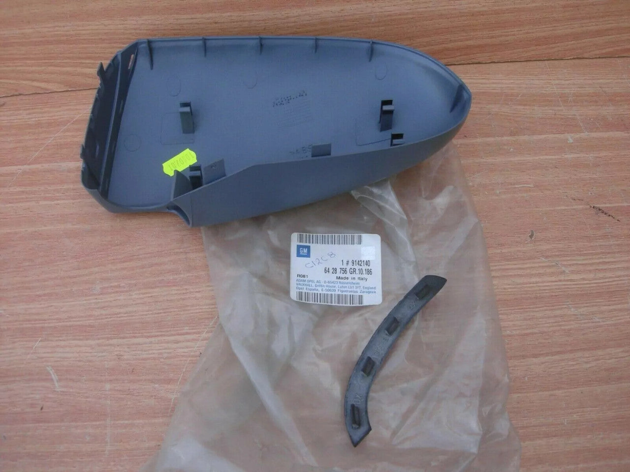 Wing Mirror Cover Right fits Opel Vauxhall Zafira A F75 9142140 Genuine View Rear