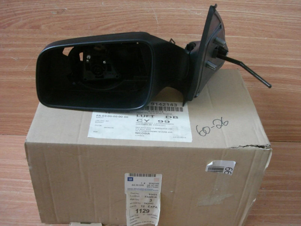 Wing Mirror Left RHD fits Opel Vauxhall Astra G 9142143 Genuine View Front