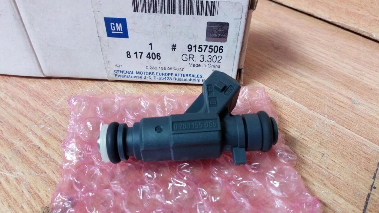 Fuel Injector fits Opel Vauxhall Z10XE Z12XE 9157506 Genuine View Front