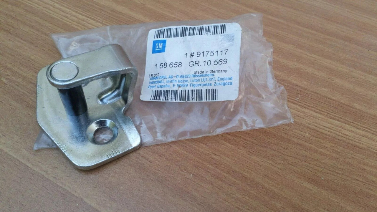 Door Lock Striker Catch Hook Front Left Right fits Opel Vauxhall Vectra B 9175117 View Front