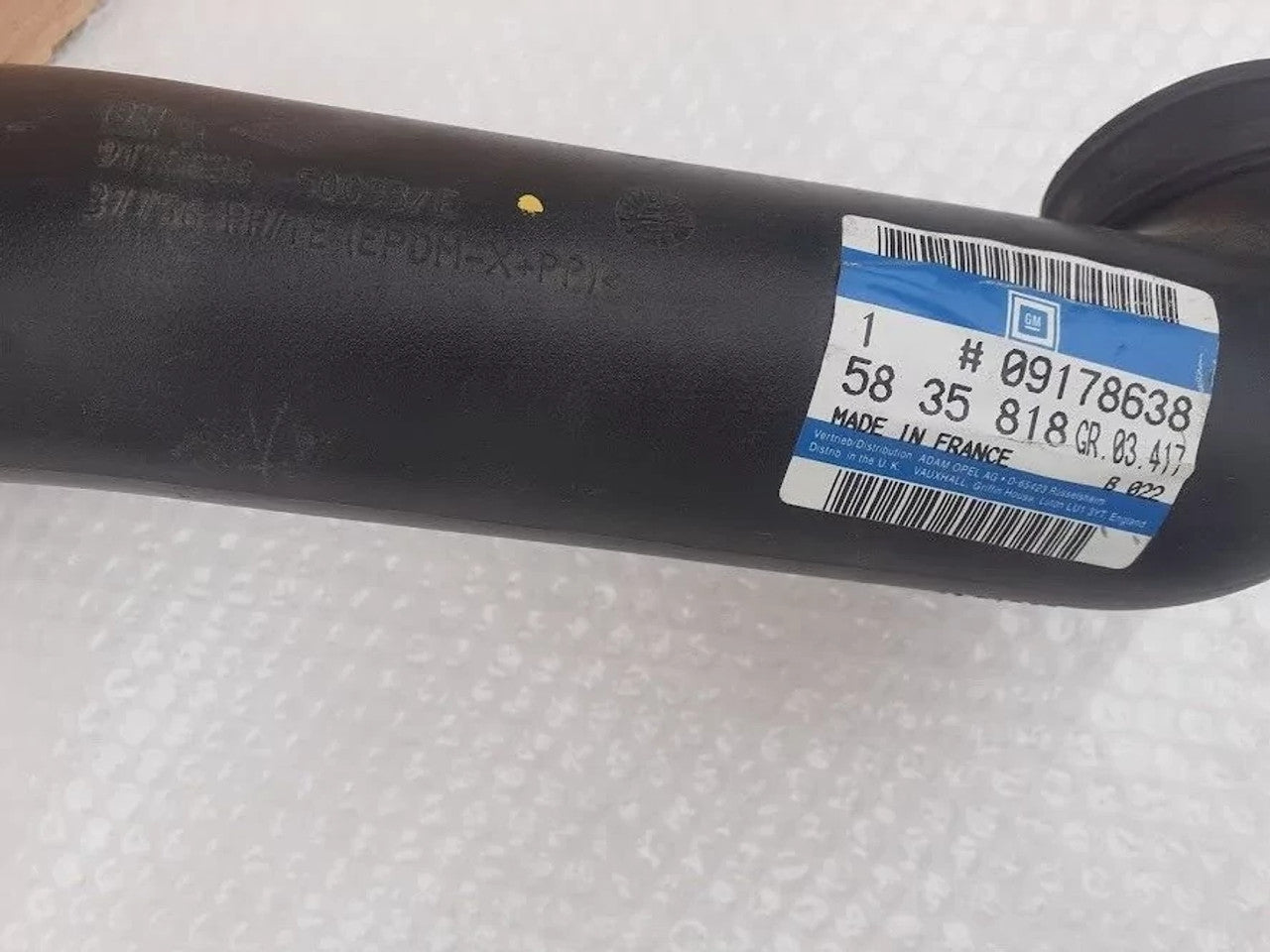 Air Tube fits Opel Vauxhall Vectra C Signum Z18XE Z18XEL 9178639 Genuine 9178638 View Lower