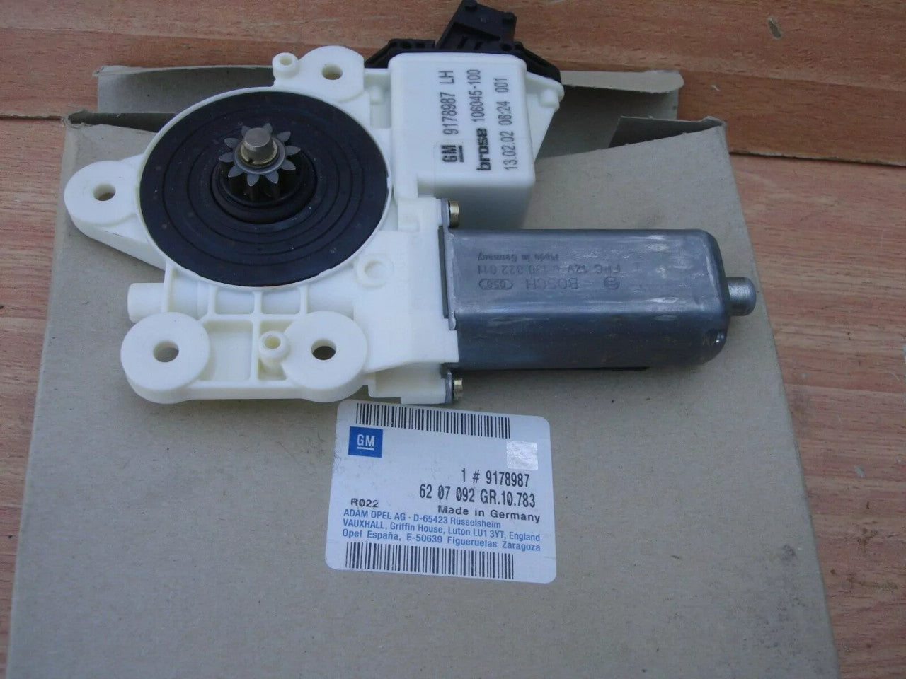 Window Motor Front Left fits Opel Vauxhall Vectra C Signum 9178987 Genuine View Right