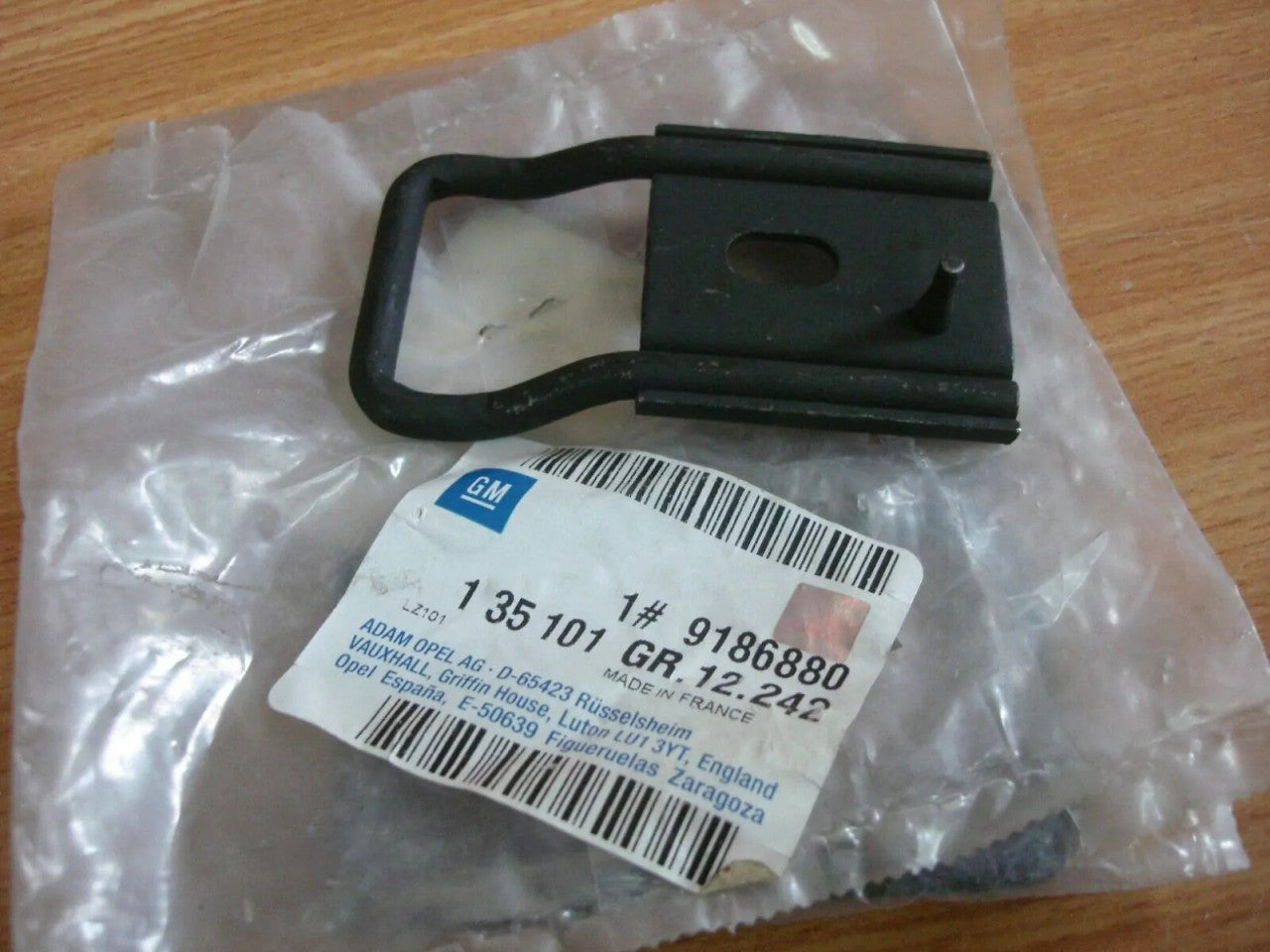 Back Door Lock Striker Upper fits Opel Vauxhall Combo C 9186880 Genuine View Rear