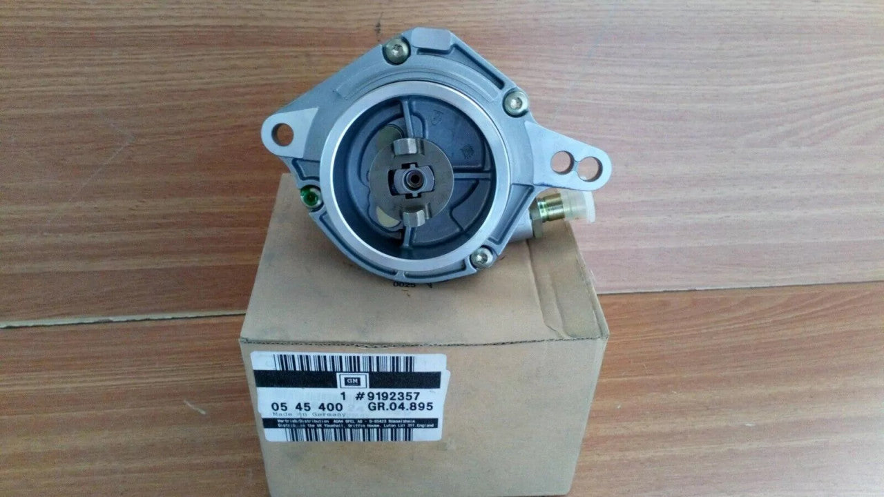 Brake Vacuum Pump fits Opel Vauxhall Omega B U25TD 9192357 Genuine View Rear