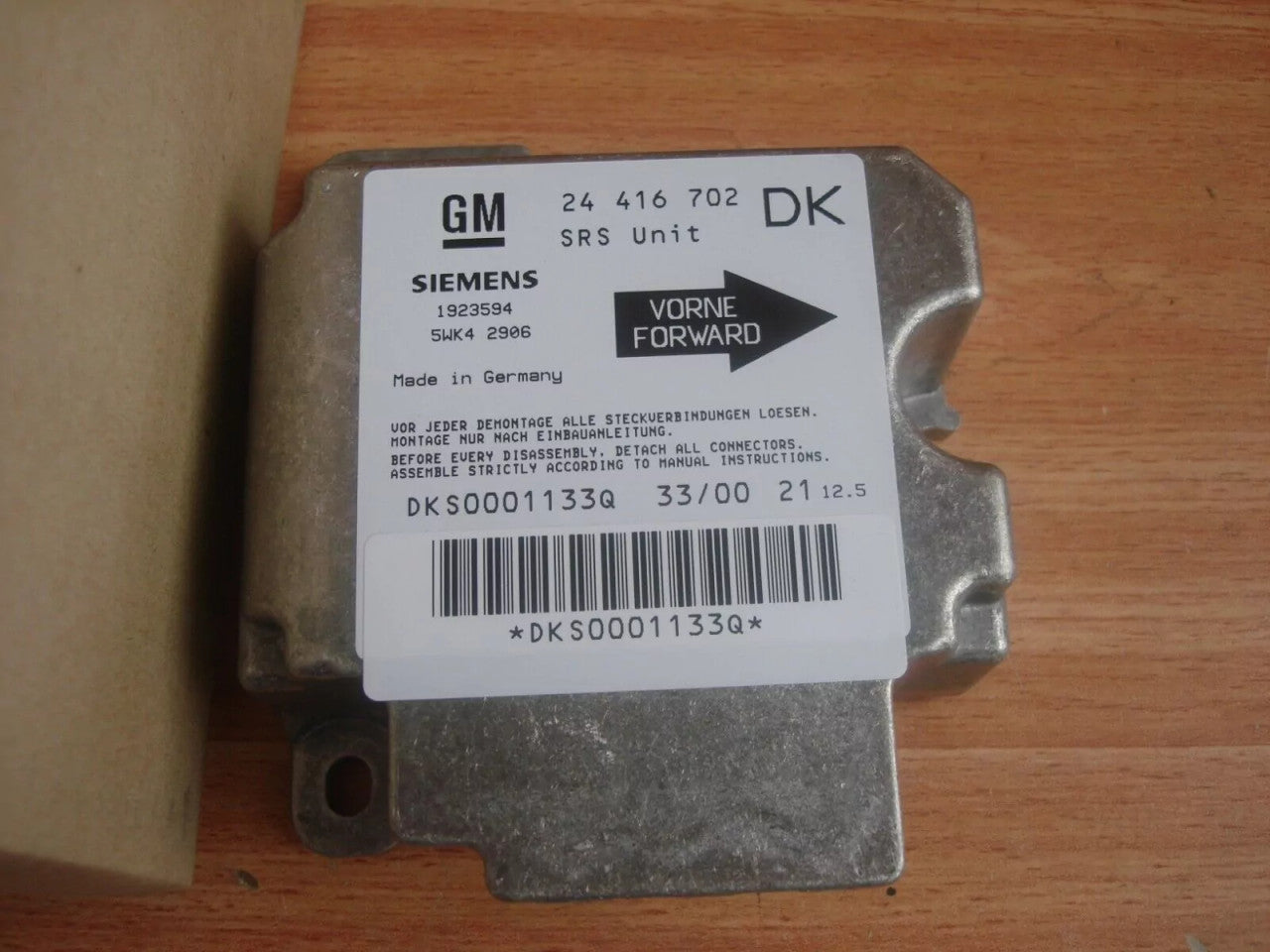 Control Module fits Opel Vauxhall Vectra B 9195783 Genuine View Rear