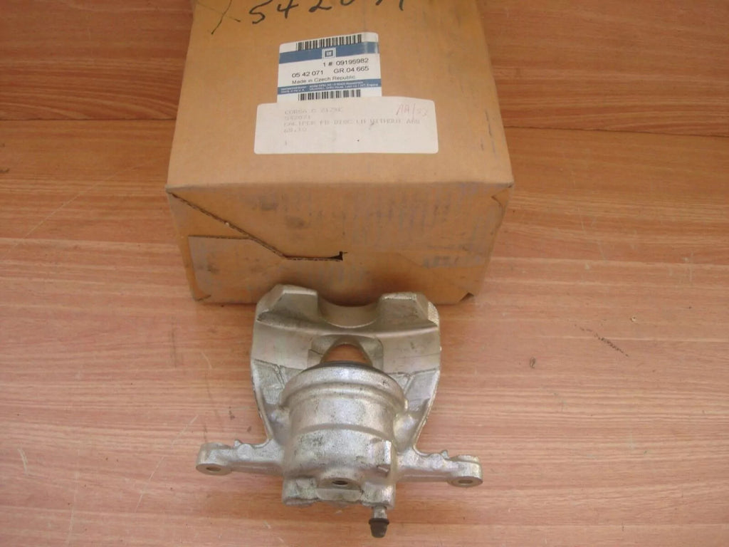 Brake Caliper Front Left fits Opel Vauxhall Corsa C 9195982 Genuine View Front