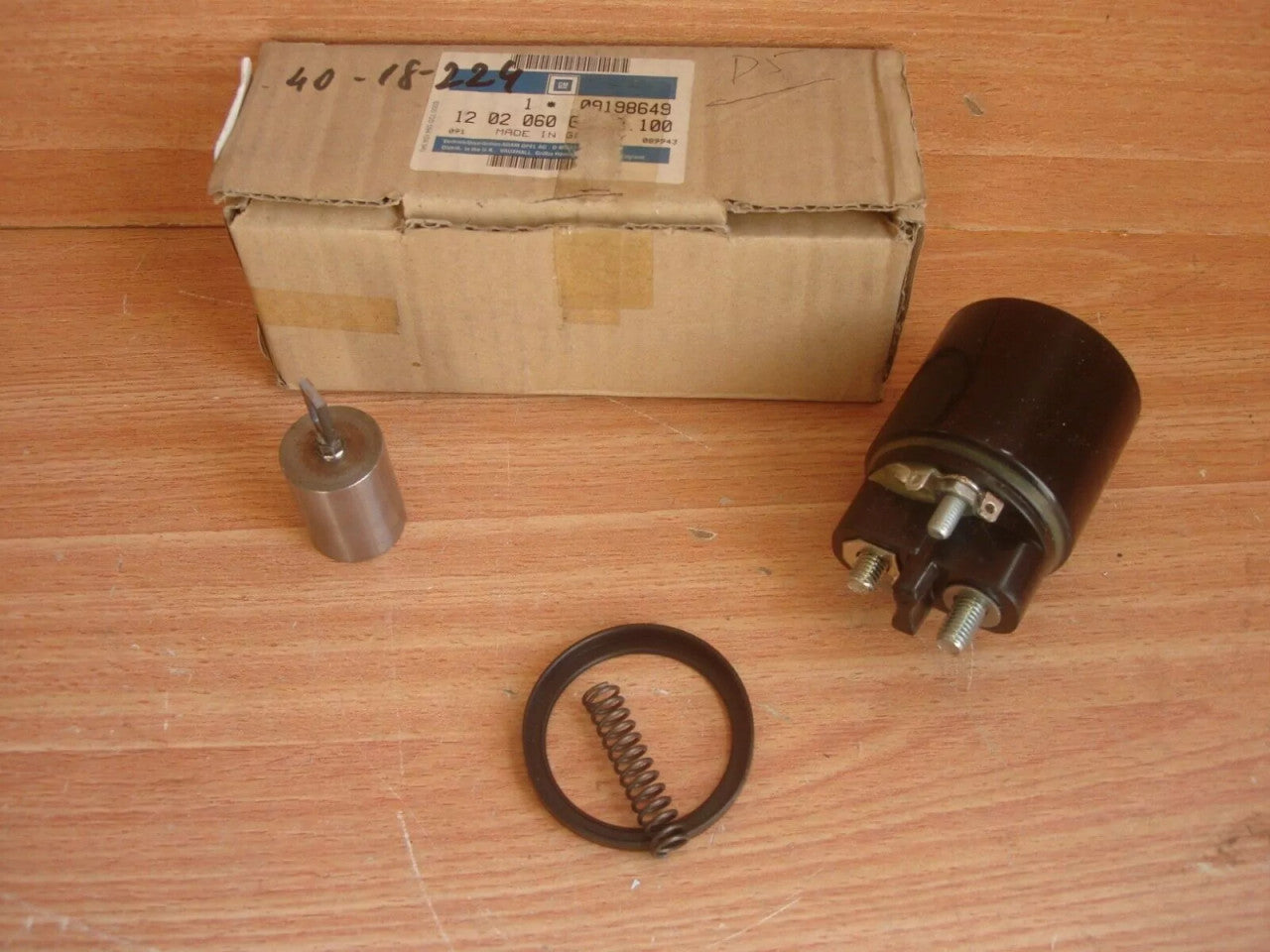 Starter Switch fits Opel Vauxhall Vectra B Y26SE 9198649 Genuine View Rear