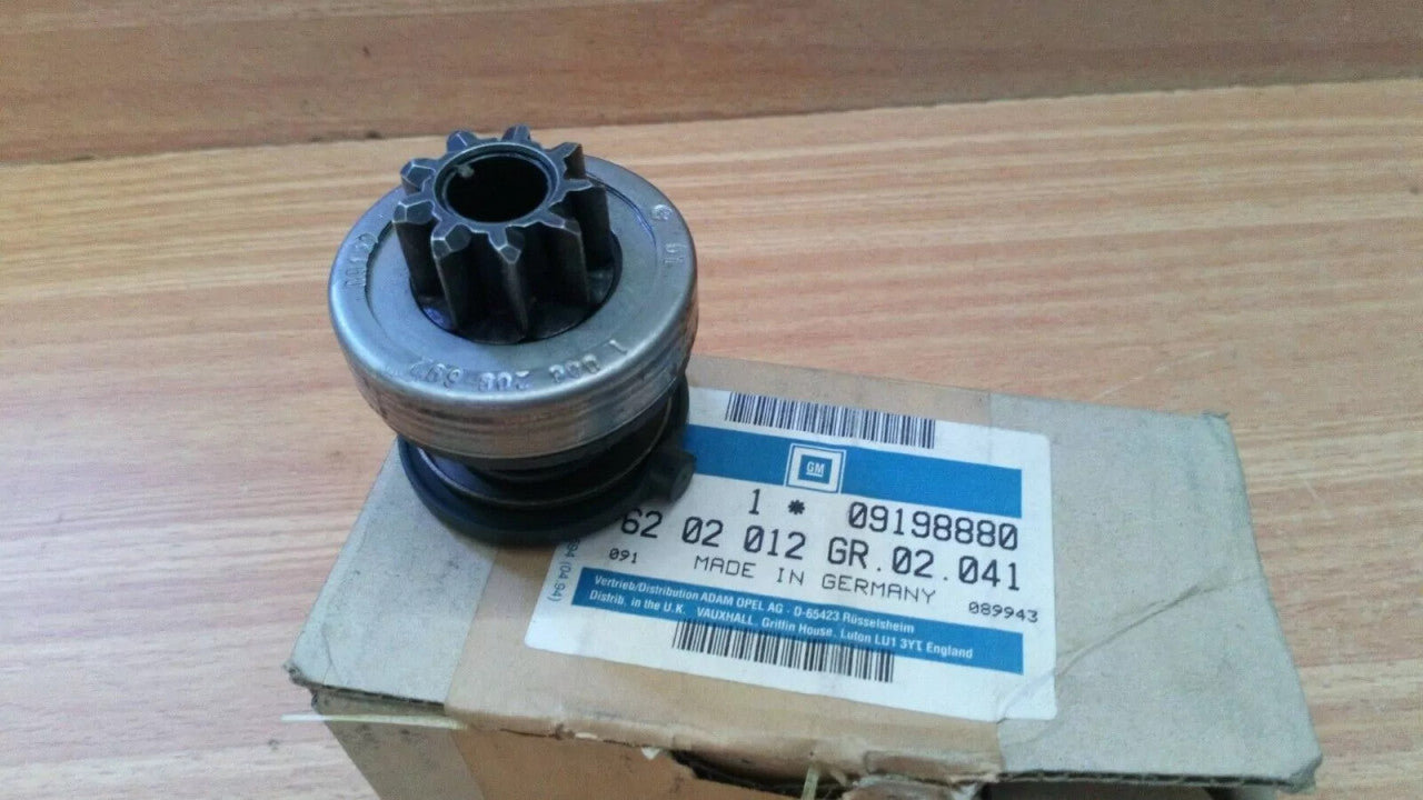 Starter Pinion fits Opel Vauxhall Agila A Corsa B Tigra A Astra G Vectra B 9198880 View Front