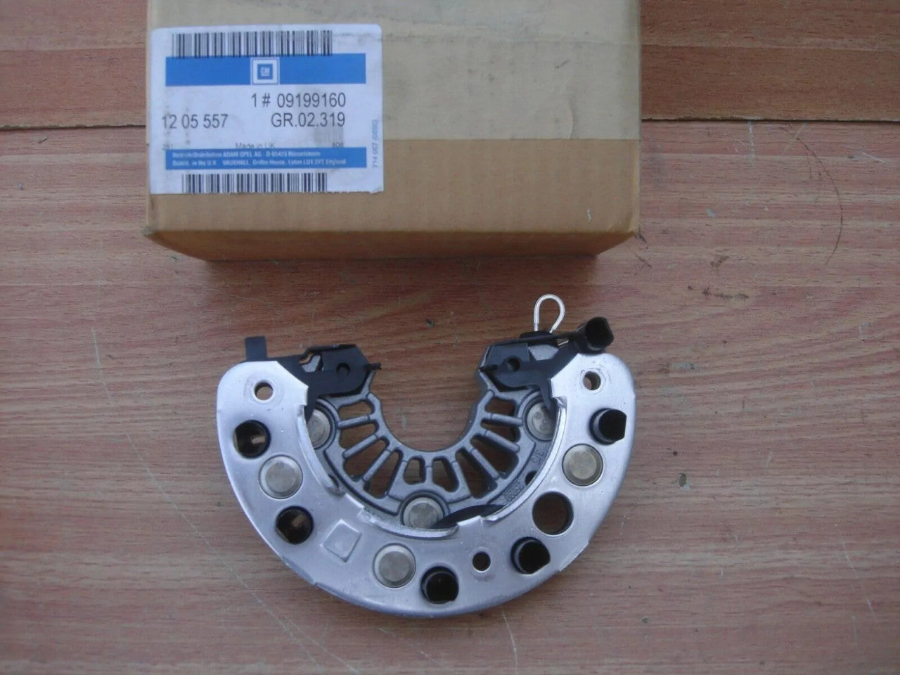 Alternator Diode Plate fits Opel Vauxhall Vectra B C Signum Y26SE Z32SE Genuine 9199160 View Rear