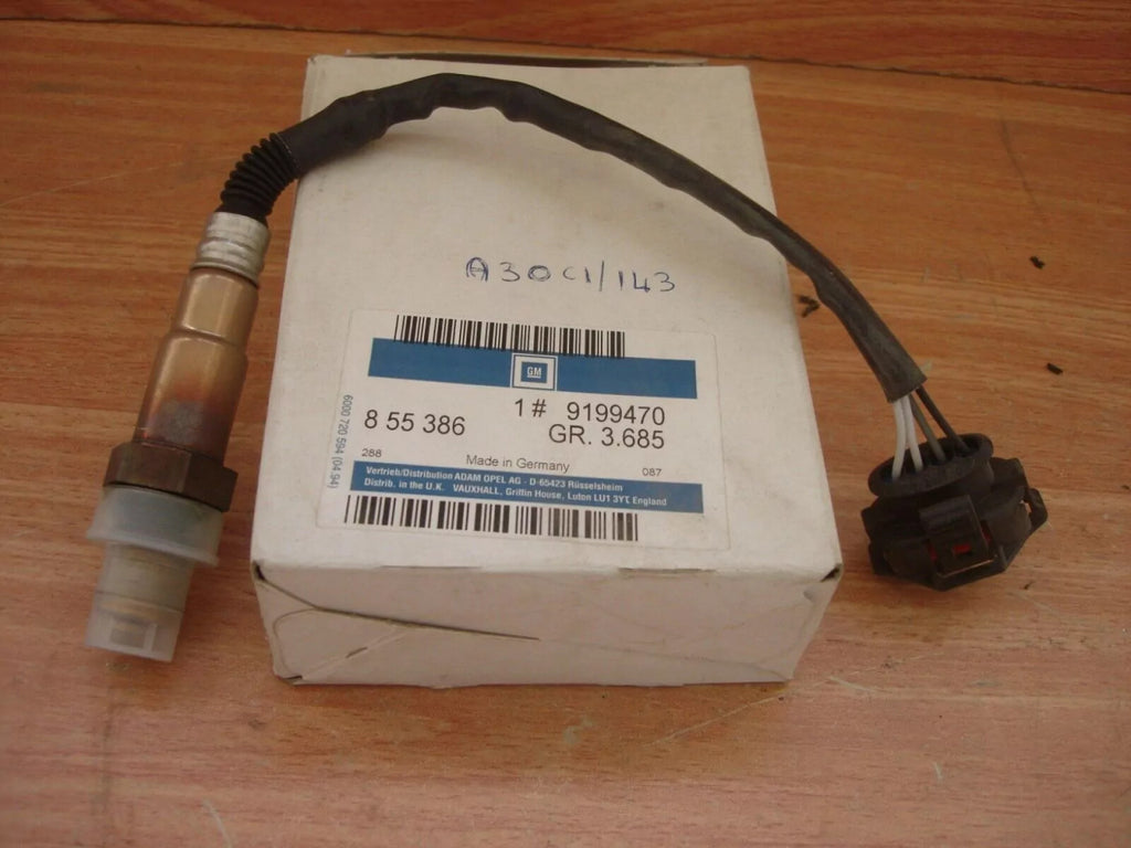 Lambda Sensor fits Opel Vauxhall Corsa C Signum Omega B Vectra C Genuine 9199470 View Rear