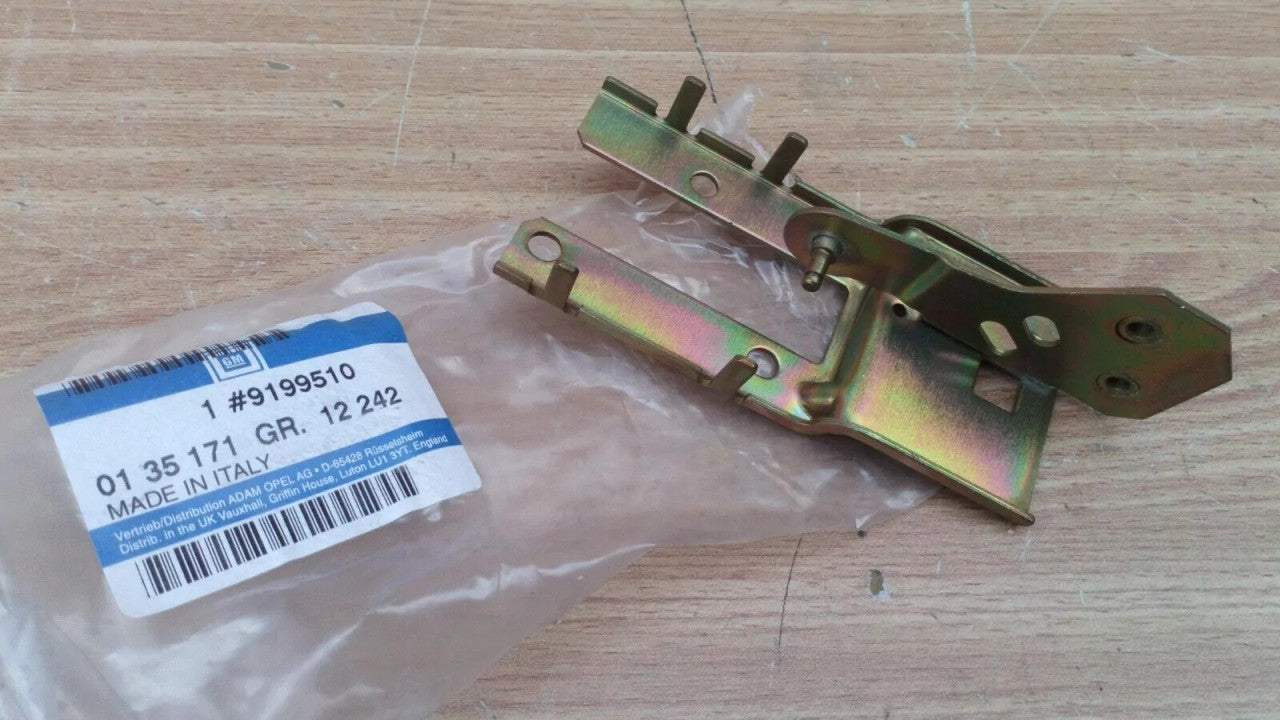 Trunk Lid Lock Bracket fits Opel Vauxhall Astra G 9199510 Genuine View Front