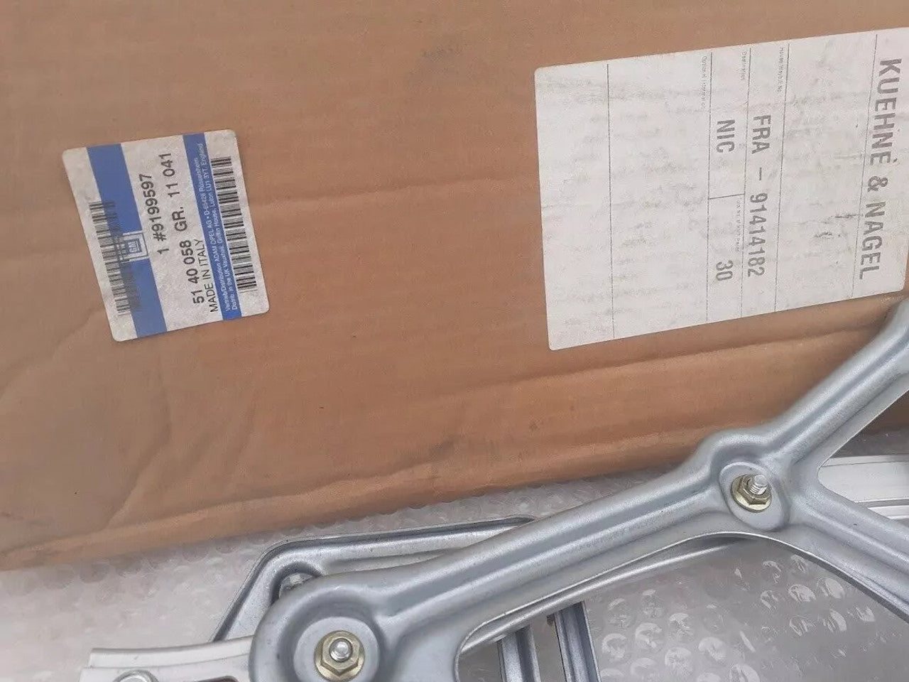 Window Regulator Rear Right fits Opel Vauxhall Astra G Convertible F67 Genuine 9199597 View Lower