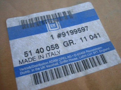 Window Regulator Rear Right fits Opel Vauxhall Astra G Convertible F67 Genuine 9199597 View Close Up Front