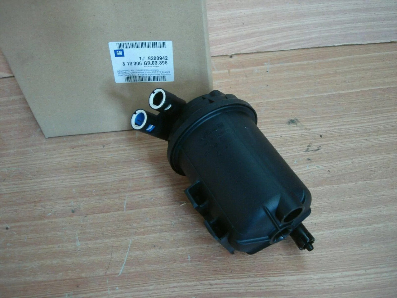 Fuel Filter Housing Strainer fits Opel Vauxhall Corsa C Diesel Y17DT Y17DTL 9200942 View Front