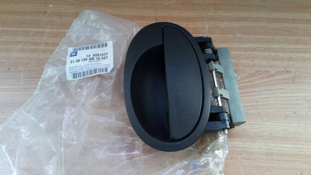 Exterior Door Handle Right fits Opel Vauxhall Corsa C Combo Meriva A Genuine 9201077 View Front