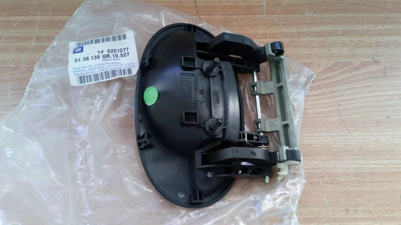 Exterior Door Handle Right fits Opel Vauxhall Corsa C Combo Meriva A Genuine 9201077 View Rear