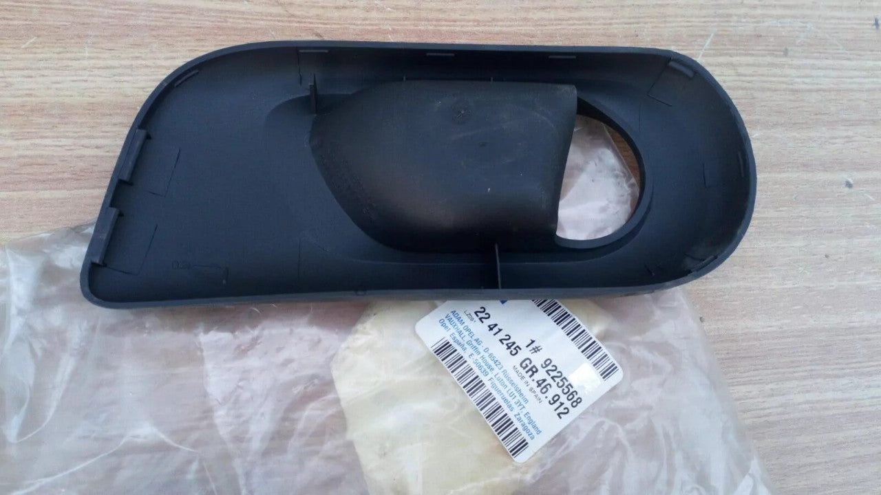 Interior Door Handle Bezel Rear Left fits Opel Vauxhall Corsa C 9225568 Genuine View Rear
