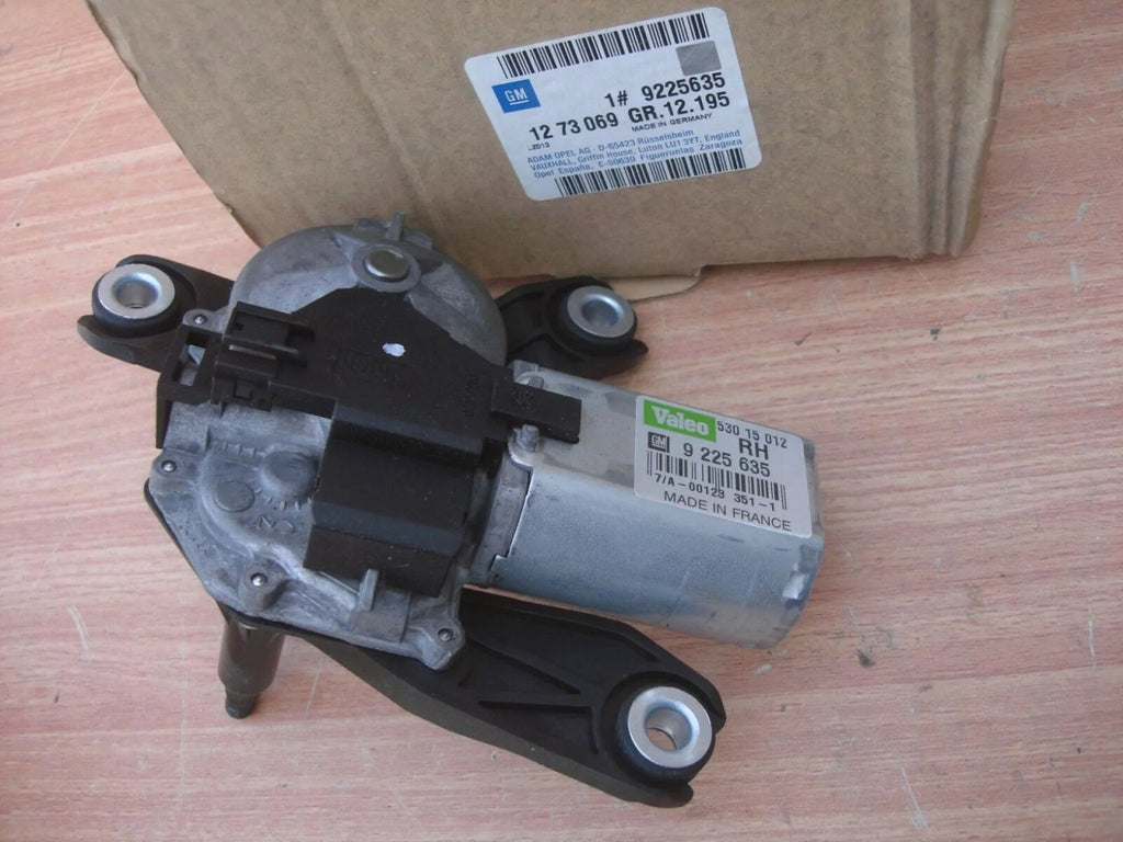 Windshield Wiper Motor Rear Right fits Opel Corsa Combo C 9225635 Genuine View Rear