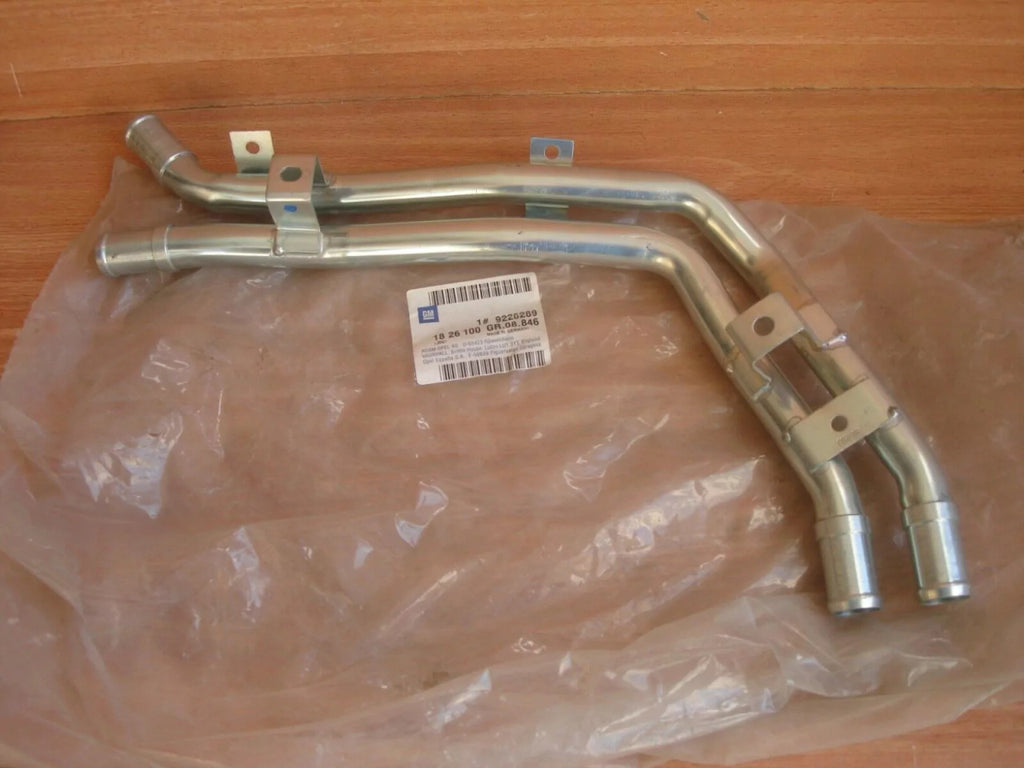 Heater Auxiliary Pipes fits Opel Vauxhall Corsa C 9226289 Genuine View Front