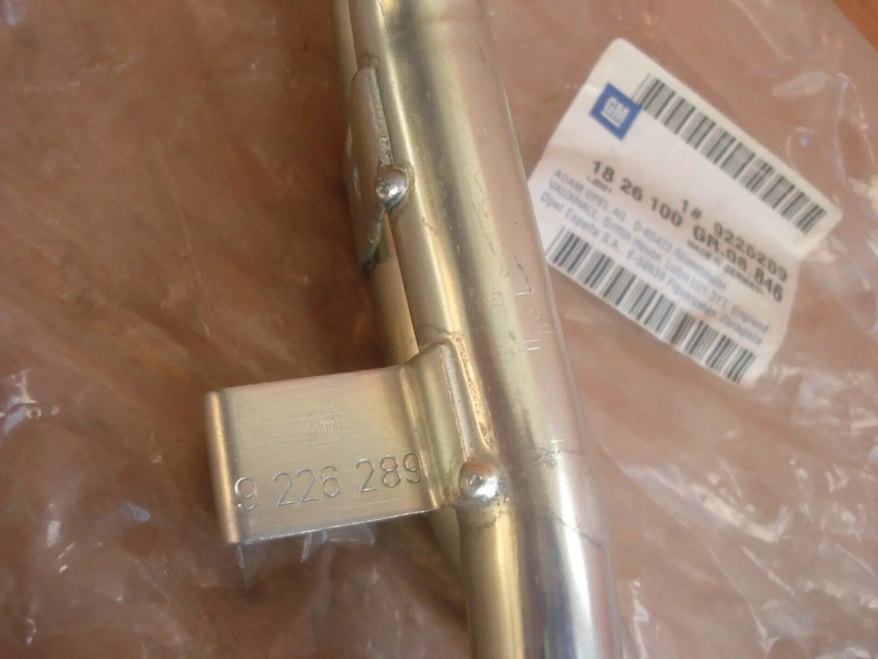 Heater Auxiliary Pipes fits Opel Vauxhall Corsa C 9226289 Genuine View Right