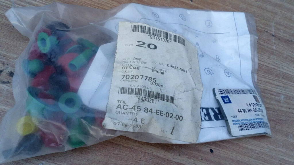 Fuel System Plugs & Caps Kit fits Opel Vauxhall Renault 93161370 Genuine View Front