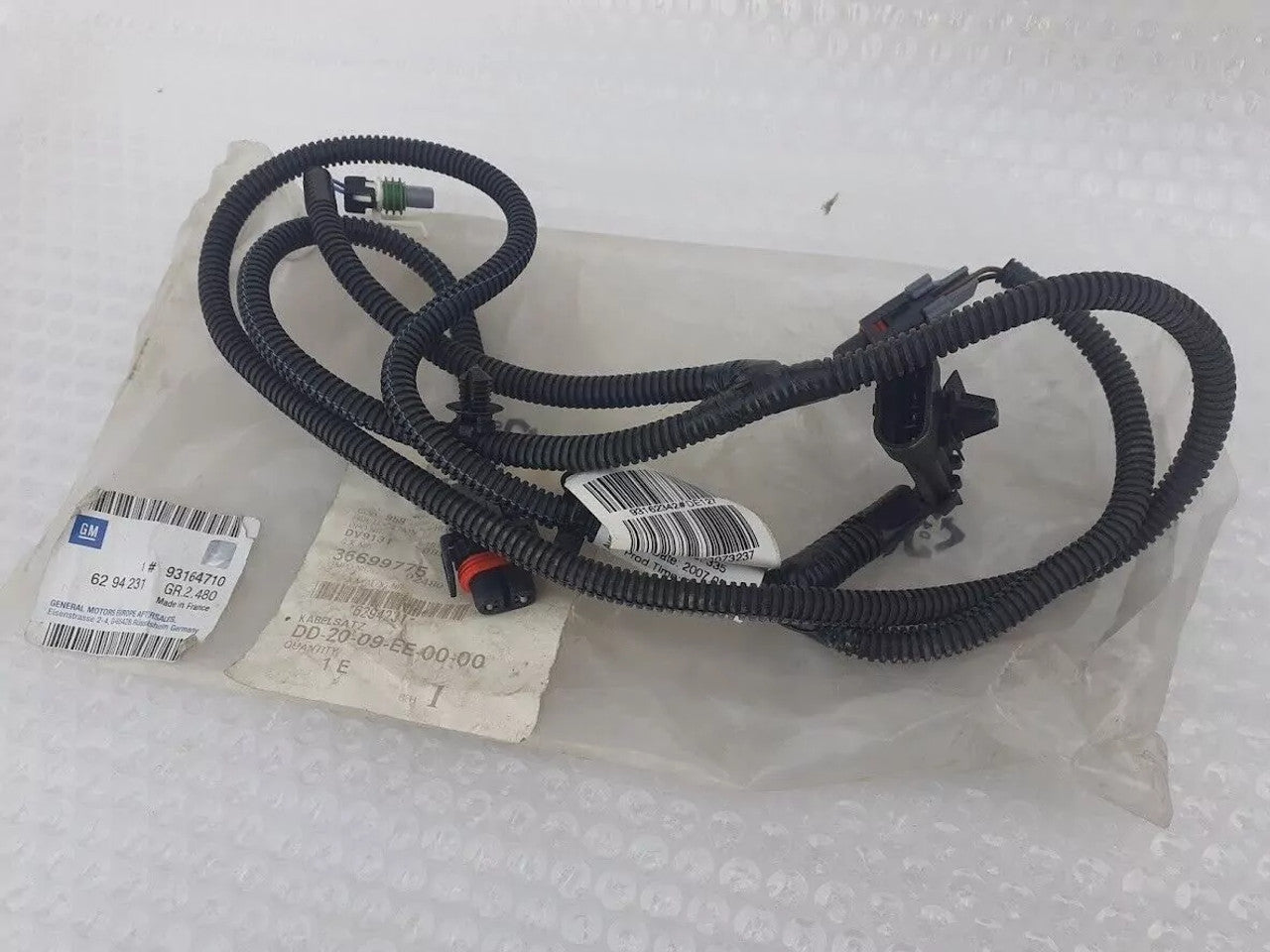 Wiring Harness Front Fog Lights fits Opel Vauxhall Tigra B 93164710 Genuine View Rear