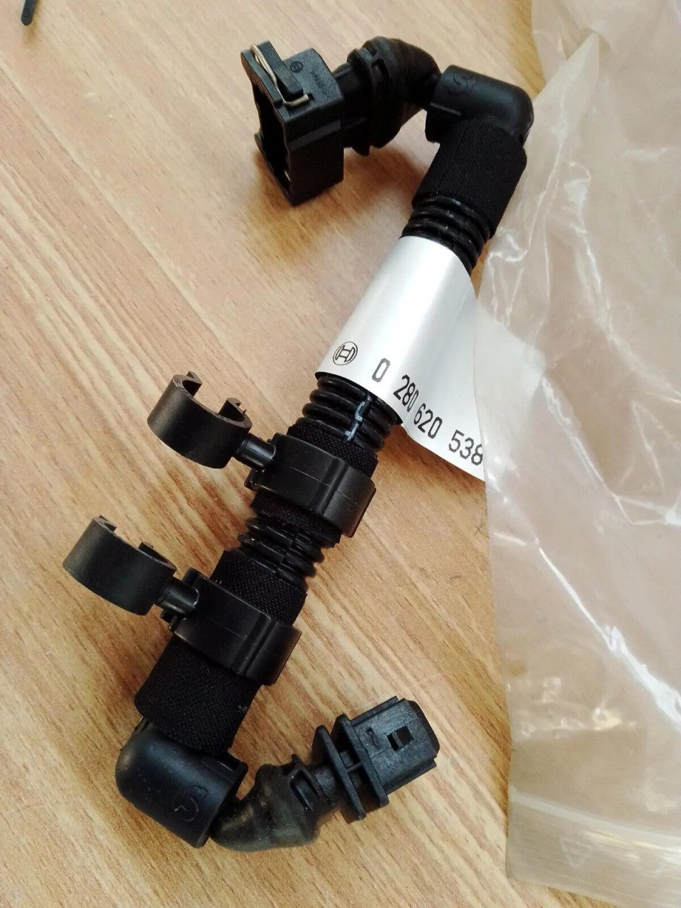 Adaptor Wire fits Opel Vauxhall Corsa B X12XE 0280620538 93170485 Genuine View Rear