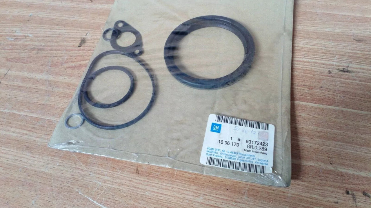 Gasket Set Bottom fits Opel Vauxhall Y16 Z14 Z16 X16 93172423 Genuine View Front