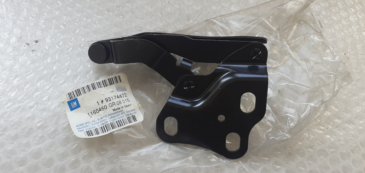 Bonnet Hood Hinge Right fits Opel Vauxhall Meriva A 93174472 Genuine View Rear