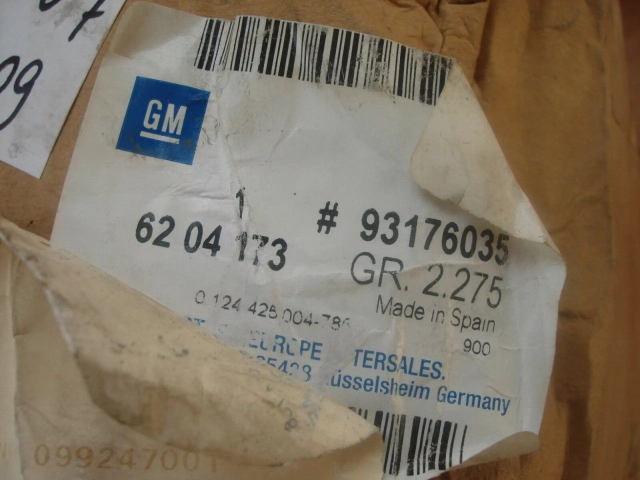 Alternator fits Opel Vauxhall Vectra B C Signum 93176035 Genuine View Upper