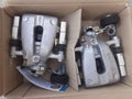 Rear Brake Disc Caliper Set fits Opel Vauxhall Astra G Zafira A 93176621 Genuine View Front