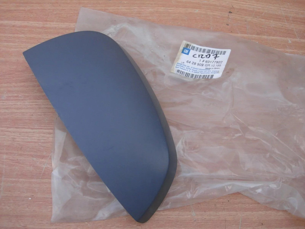 Wing Mirror Left Cover fits Opel Vauxhall Meriva A 93177822 Genuine View Front