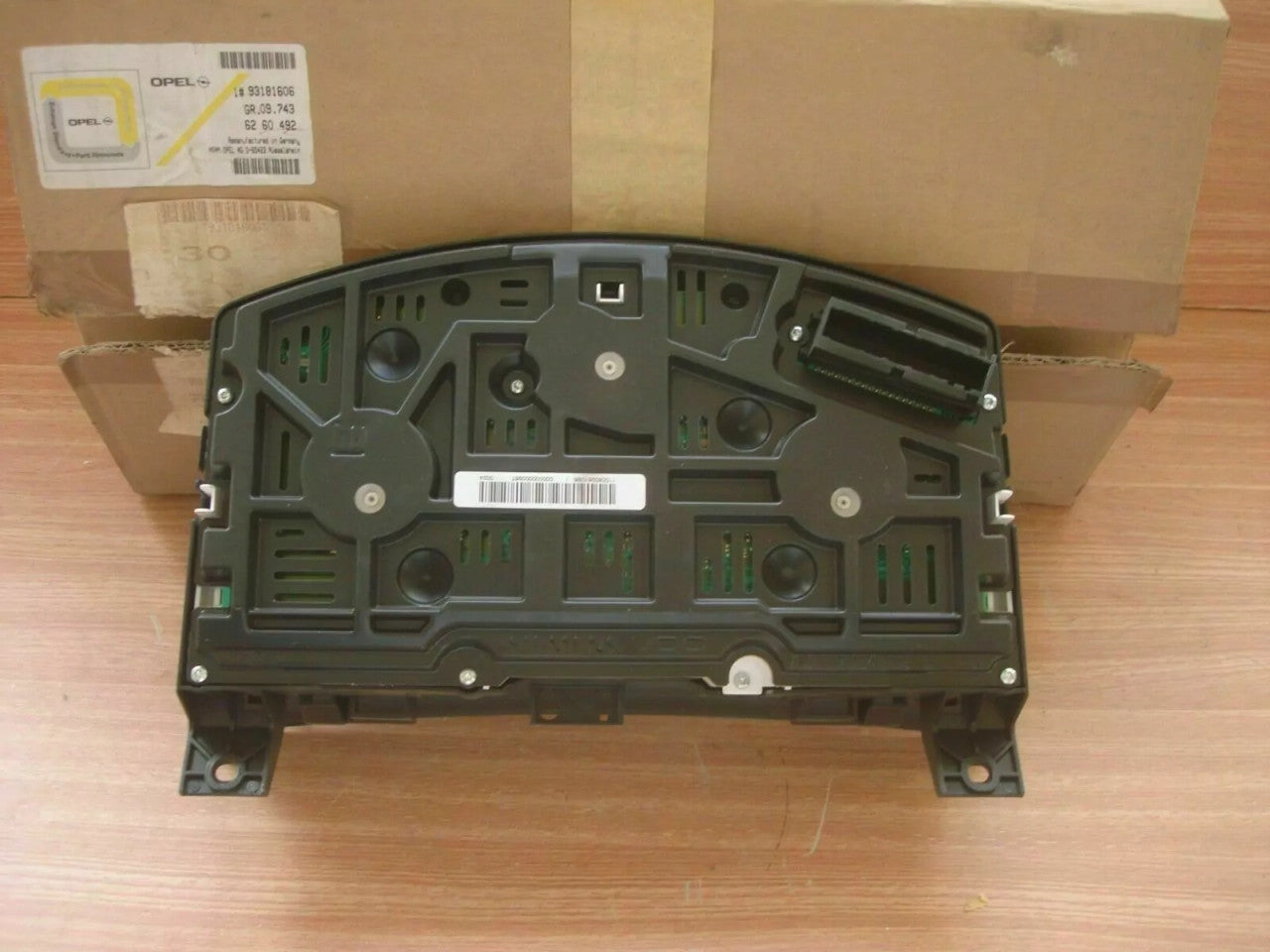 Instrument Cluster 160 MPH 8000 RPM fits Opel Vauxhall Astra H 93181606 Genuine View Rear