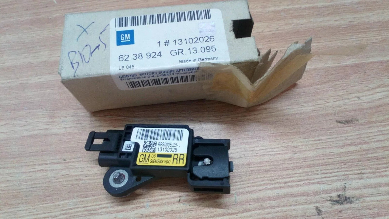 Airbag Sensor Front Right fits Opel Vauxhall Vectra C Signum 93189001 Genuine View Rear