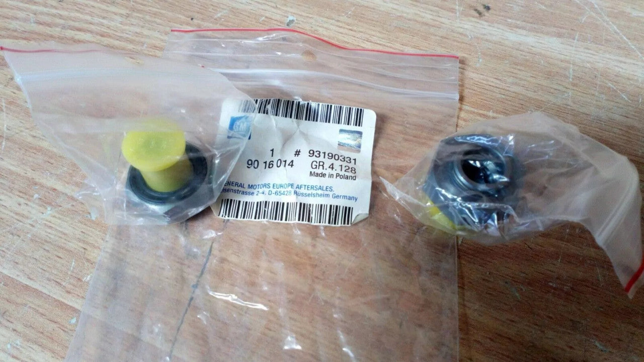 2x Connectors Cooler Pipe fits Opel Vauxhall Vectra C Signum Saab 9-3 93190331 View Front