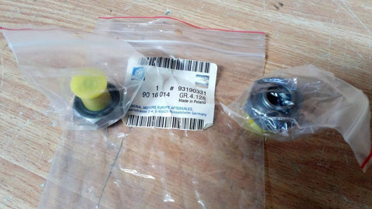 2x Connectors Cooler Pipe fits Opel Vauxhall Vectra C Signum Saab 9-3 93190331 View Front