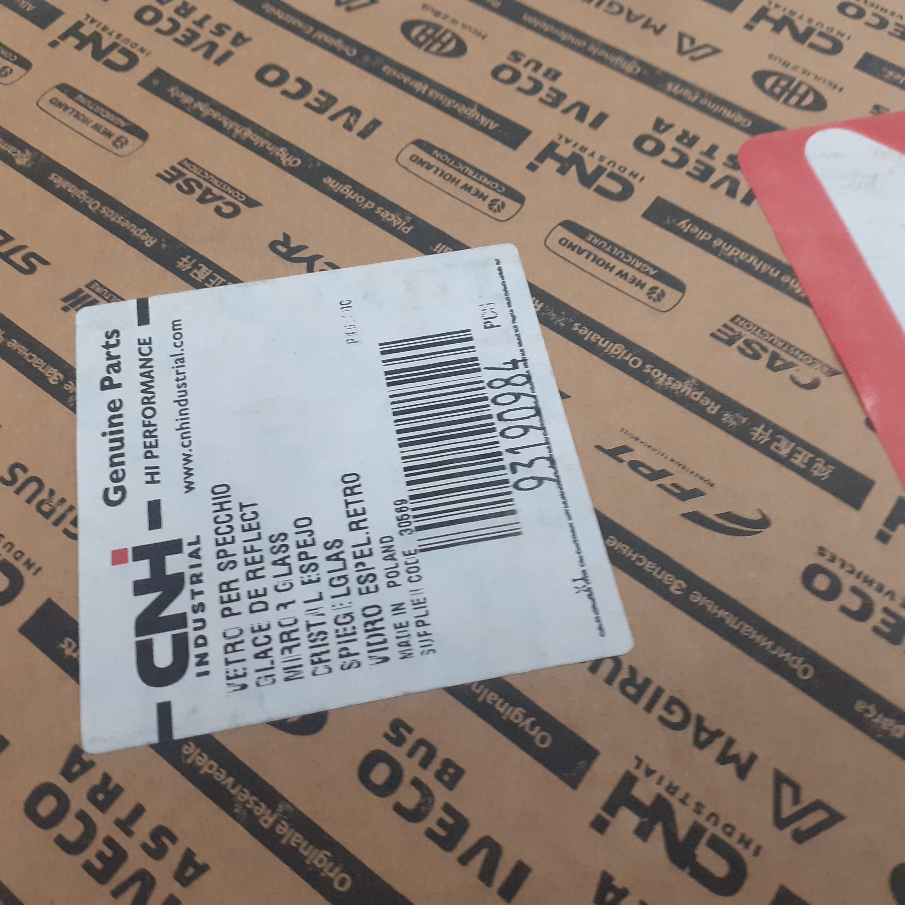 Wing Mirror Glass fits Iveco Eurocargo Tech Trakker Stralis Eurostar Eurotrakker 93190984 Genuine View Box