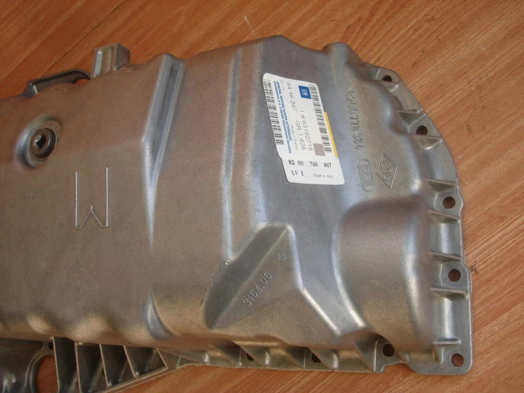 Oil Sump Pan fits Opel Vauxhall Vivaro A Movano A Renault Trafic 9109676 Genuine 93192718 View Rear