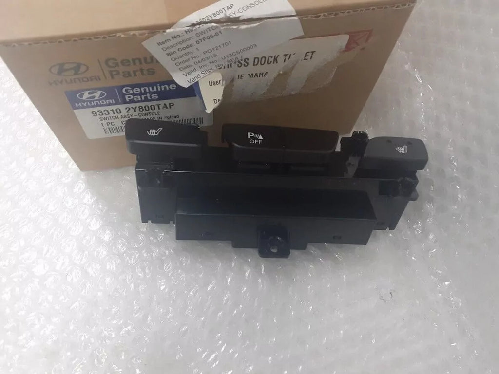 Center Console Switch RHD fits Hyundai ix35 933102Y800TAP Genuine View Front