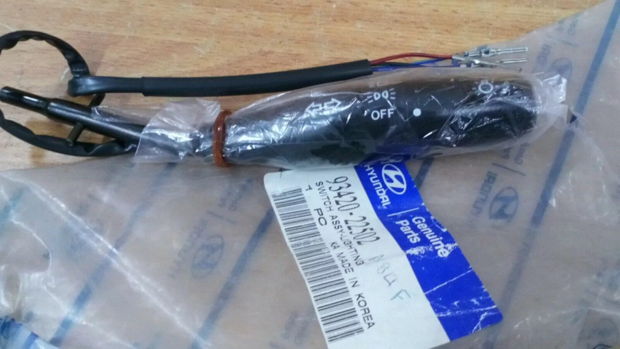 Turn Signal Switch fits Hyundai Pony Accent Excel 9342022502 Genuine View Front